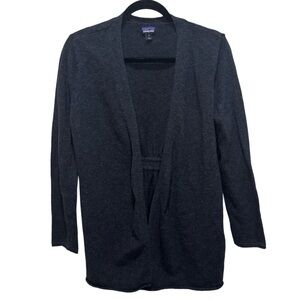 Patagonia Loislee Wrap Open Cardigan Sweater - Charcoal M